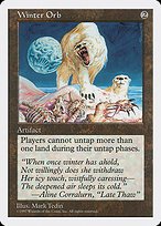 Glossy Finish Fifth Edition Winter Orb ( #408 )