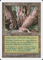 Glossy Finish Fifth Edition Hollow Trees ( #418 )