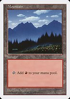 Glossy Finish Fifth Edition Mountain ( #445 )