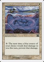 Matte Finish Classic Sixth Edition Circle of Protection: Blue ( #9 )