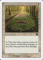 Matte Finish Classic Sixth Edition Circle of Protection: Green ( #10 )