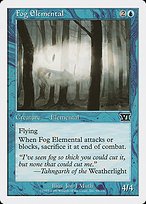 Matte Finish Classic Sixth Edition Fog Elemental ( #69 )