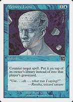 Matte Finish Classic Sixth Edition Memory Lapse ( #81 )