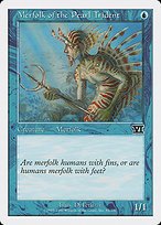 Matte Finish Classic Sixth Edition Merfolk of the Pearl Trident ( #82 )