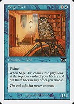 Matte Finish Classic Sixth Edition Sage Owl ( #95 )