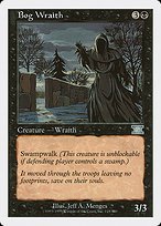 Matte Finish Classic Sixth Edition Bog Wraith ( #118 )