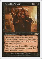 Matte Finish Classic Sixth Edition Forbidden Crypt ( #132 )