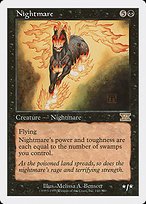 Matte Finish Classic Sixth Edition Nightmare ( #146 )