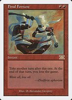 Matte Finish Classic Sixth Edition Final Fortune ( #175 )