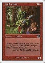 Matte Finish Classic Sixth Edition Goblin Hero ( #184 )