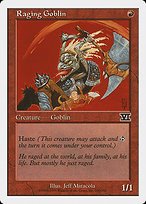 Matte Finish Classic Sixth Edition Raging Goblin ( #200 )