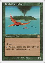Matte Finish Classic Sixth Edition Birds of Paradise ( #217 )