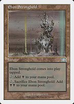 Matte Finish Classic Sixth Edition Ebon Stronghold ( #324 )