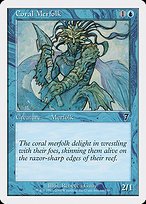 Glossy Finish Seventh Edition Coral Merfolk ( #66 )