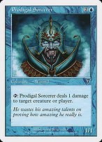 Glossy Finish Seventh Edition Prodigal Sorcerer ( #94 )