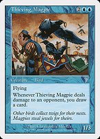 Glossy Finish Seventh Edition Thieving Magpie ( #104 )