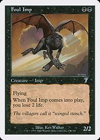 Glossy Finish Seventh Edition Foul Imp ( #136 )