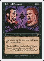 Glossy Finish Seventh Edition Infernal Contract ( #143 )