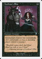 Glossy Finish Seventh Edition Leshrac's Rite ( #144 )