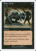 Glossy Finish Seventh Edition Raise Dead ( #157 )