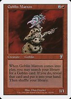 Glossy Finish Seventh Edition Goblin Matron ( #191 )