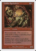 Glossy Finish Seventh Edition Goblin Spelunkers ( #193 )