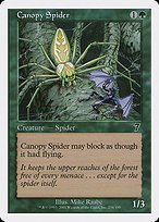 Glossy Finish Seventh Edition Canopy Spider ( #234 )