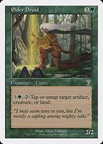 Glossy Finish Seventh Edition Elder Druid ( #238 )
