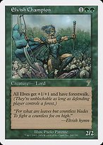 Glossy Finish Seventh Edition Elvish Champion ( #240 )