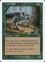 Glossy Finish Seventh Edition Lone Wolf ( #254 )