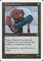 Glossy Finish Seventh Edition Beast of Burden ( #287 )