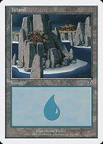 Glossy Finish Seventh Edition Island ( #332 )