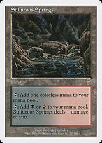 Glossy Finish Seventh Edition Sulfurous Springs ( #345 )