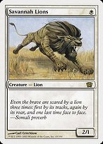 Glossy Finish Eighth Edition Savannah Lions ( #43 )