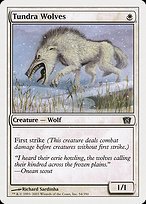 Glossy Finish Eighth Edition Tundra Wolves ( #54 )