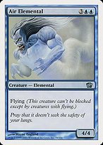 Glossy Finish Eighth Edition Air Elemental ( #59 )