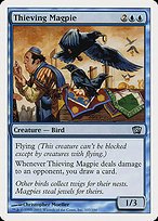 Glossy Finish Eighth Edition Thieving Magpie ( #107 )
