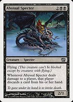 Glossy Finish Eighth Edition Abyssal Specter ( #117 )