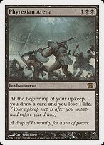 Glossy Finish Eighth Edition Phyrexian Arena ( #152 )