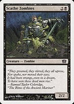 Glossy Finish Eighth Edition Scathe Zombies ( #160 )