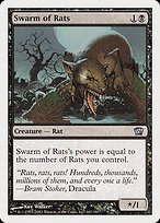 Glossy Finish Eighth Edition Swarm of Rats ( #167 )
