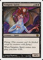Glossy Finish Eighth Edition Vampiric Spirit ( #170 )
