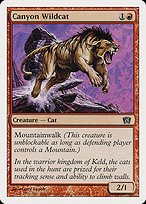 Glossy Finish Eighth Edition Canyon Wildcat ( #181 )