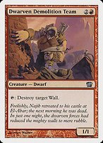 Glossy Finish Eighth Edition Dwarven Demolition Team ( #184 )