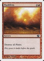 Glossy Finish Eighth Edition Flashfires ( #186 )