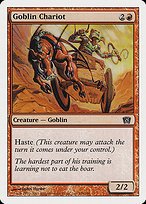 Glossy Finish Eighth Edition Goblin Chariot ( #188 )