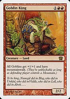 Glossy Finish Eighth Edition Goblin King ( #190 )