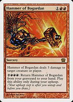 Glossy Finish Eighth Edition Hammer of Bogardan ( #193 )