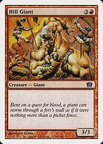 Glossy Finish Eighth Edition Hill Giant ( #194 )