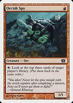 Glossy Finish Eighth Edition Orcish Spy ( #208 )